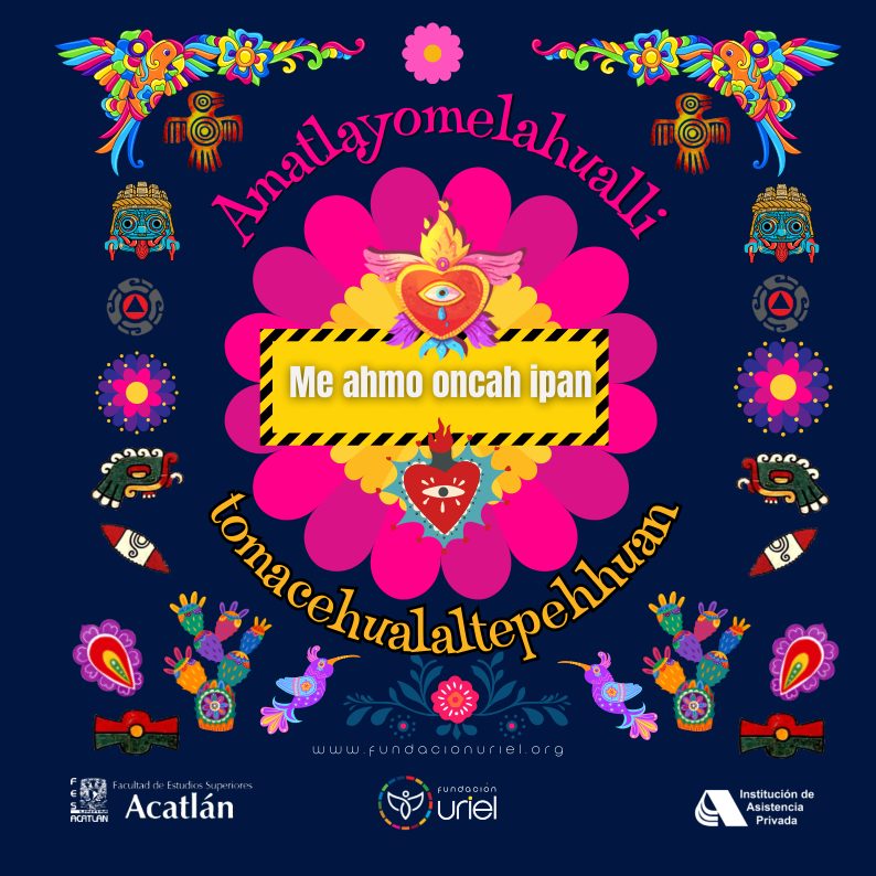 Portada del Manual de Prevención y Primeros Auxilios en Náhuatl de Fundación Uriel
